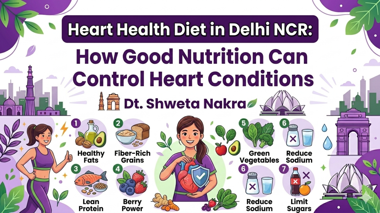 Heart Health Diet in Delhi NCR: How Good Nutrition Can Control Heart Conditions