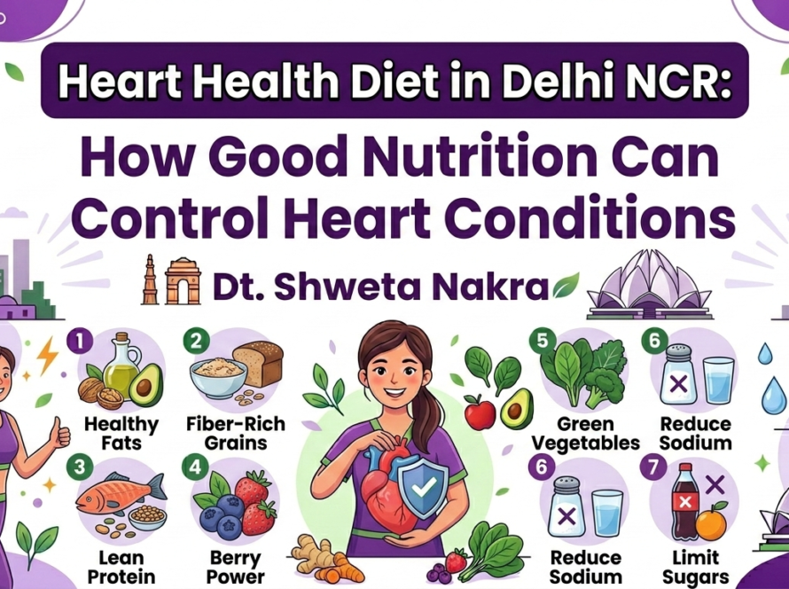 Heart Health Diet in Delhi NCR: How Good Nutrition Can Control Heart Conditions