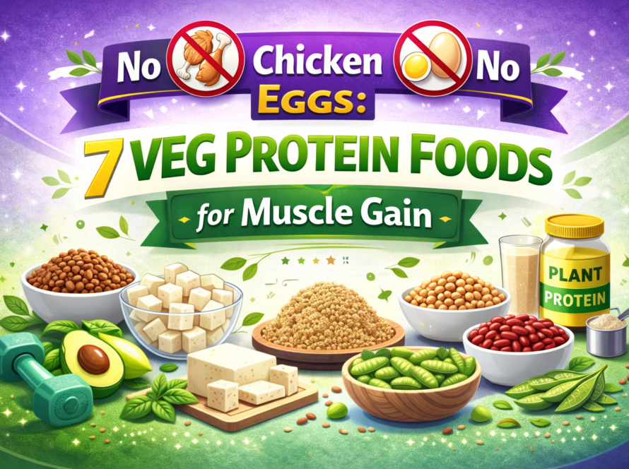 vegetarian protein foods for muscle gain
