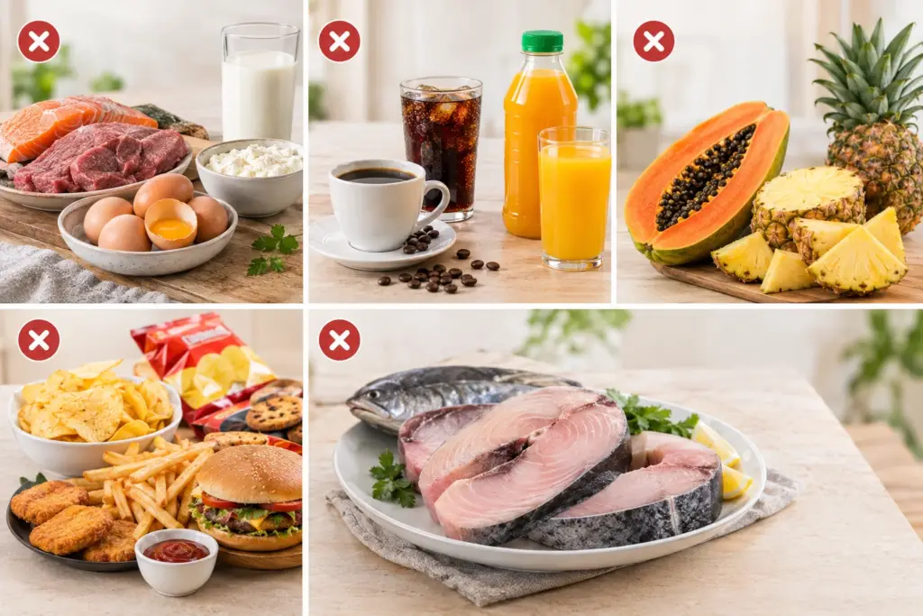 Foods Avoid During Pregnancy